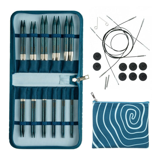 Betula verwisselbare rondbreinaaldenset Deluxe - Cerulean - Hobbii