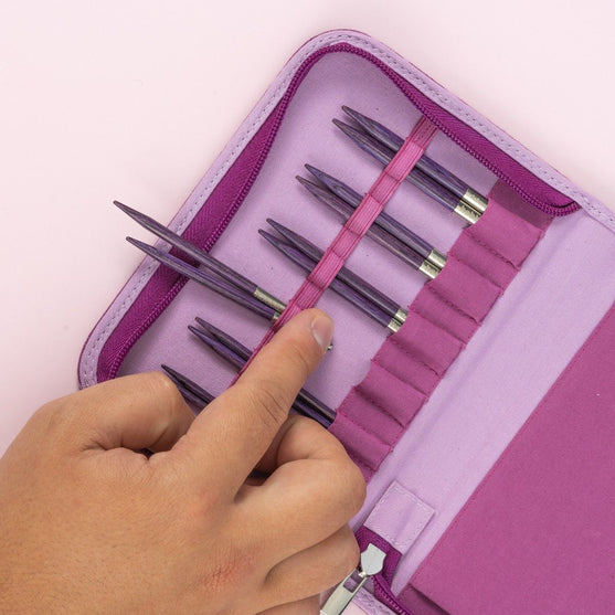 Betula Korte verwisselbare rondbreinaaldenset Essential - Moerbei - Hobbii
2