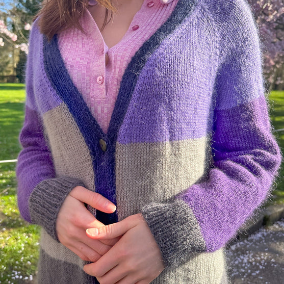 Brede Striber - Lang vest
6