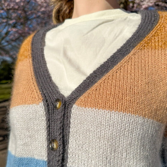 Brede Striber - Kort vest
5