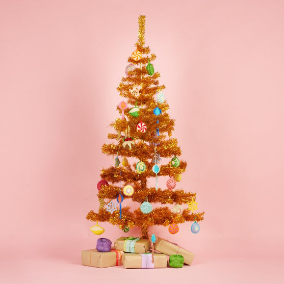 Elf Sock - Kerstboomversiering
3