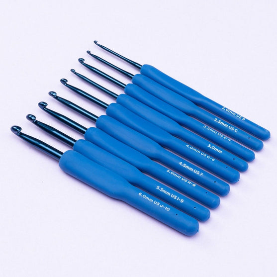 Cosmo Haaknaaldenset - 9 maten - Indigo - Hobbii
3
