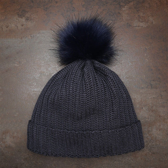 Pompon - Donker Blauw - Go Handmade
3