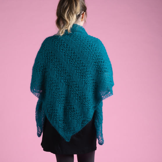 Pauwensjaal in Kid Silk
2