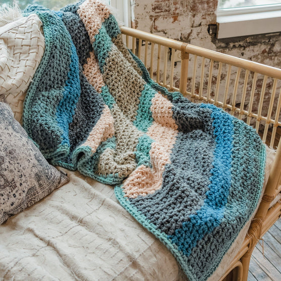 Sherbet Afghan - Plaid
6