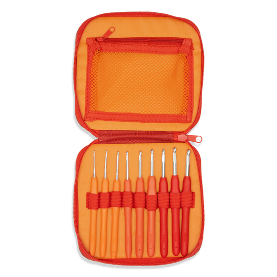 Easy Touch Haaknaaldenset - Berry - 9 maten - Hobbii
6