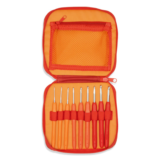 Easy Touch Haaknaaldenset - Berry - 9 maten - Hobbii
6