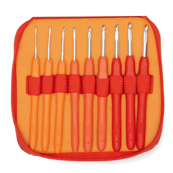 Easy Touch Haaknaaldenset - Berry - 9 maten - Hobbii
11