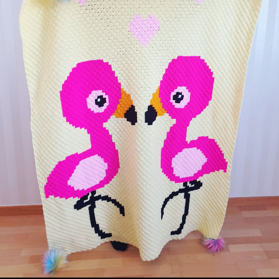 Flamingo Love - Plaid
5