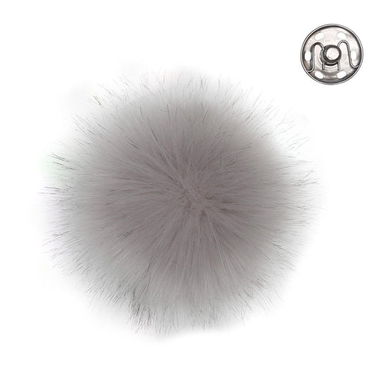 Pompon, grijs, small/10 cm - Go Handmade
1