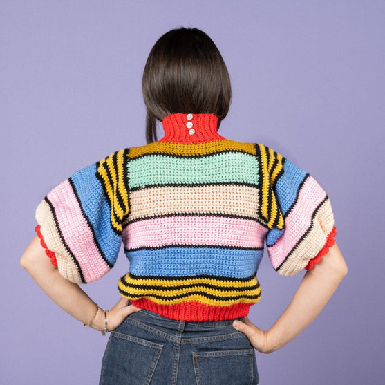 Heart on Crop - Trui
4