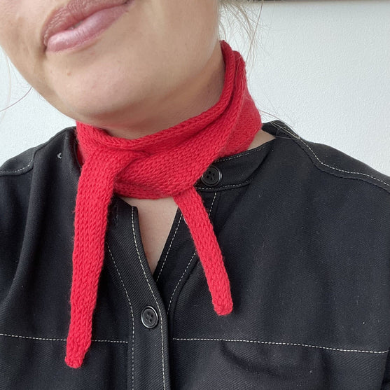 Easy Double Knitted Scarf - Sjaaltje
2