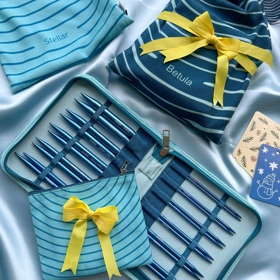 Stellar verwisselbare rondbreinaaldenset Deluxe - Saffier - Hobbii
15