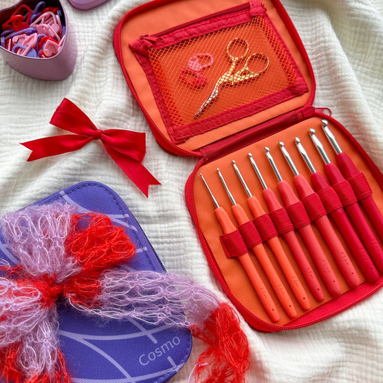 Easy Touch Haaknaaldenset - Berry - 9 maten - Hobbii
10