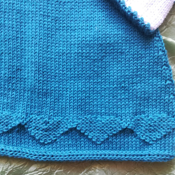 Teal Darling - Babyjurk en muts
4