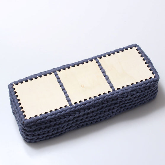 Trio - Mand met 3 vakken
3