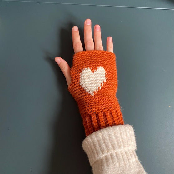 Heart Warmers - Vingerloze handschoenen
3