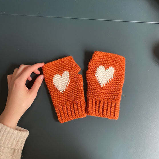 Heart Warmers - Vingerloze handschoenen
4