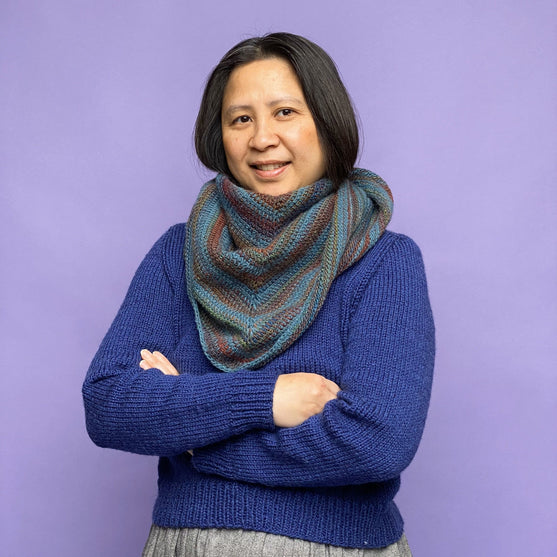 Jasmin - Sjaal in tunisch haken
6