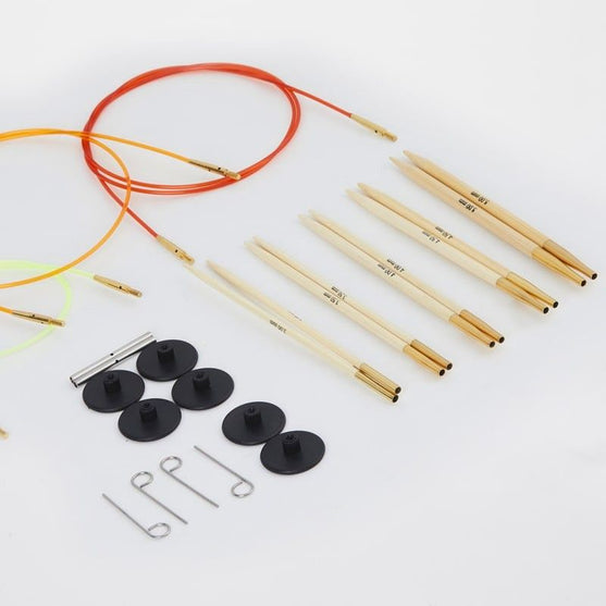 Bamboo Verwisselbare Rondbreinaaldenset - Beginners - KnitPro
4