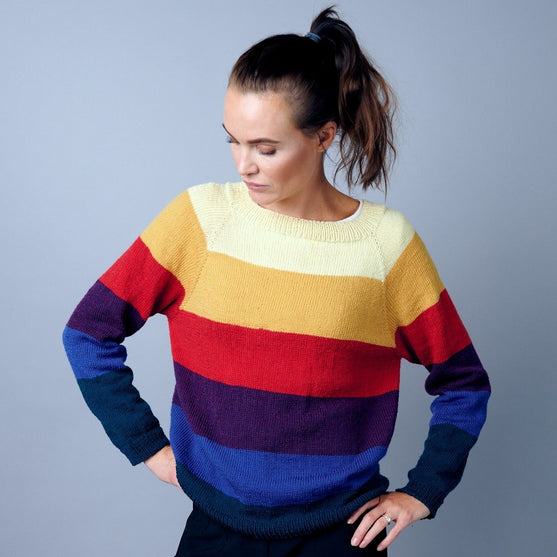 June Rainbow Sweater
7