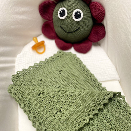 Kløver Bamboo - Babyplaid
5