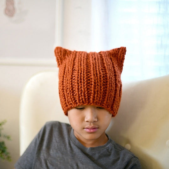 Chunky Cat - Gebreide muts