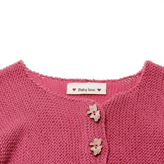 10 Labels - Made with love - 1 hartje - 3.5 cm - Go Handmade
7