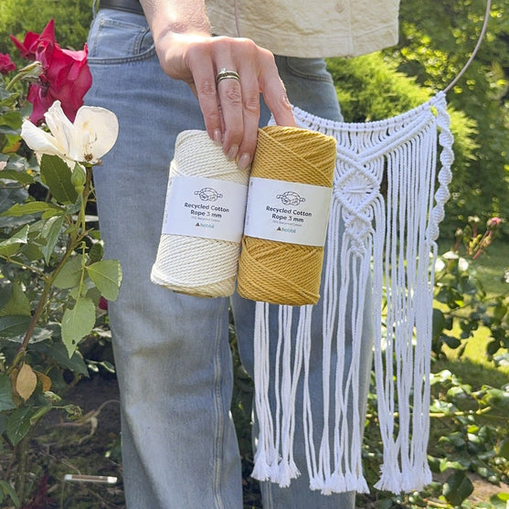Recycled Cotton Rope (3 mm) - Hobbii
5