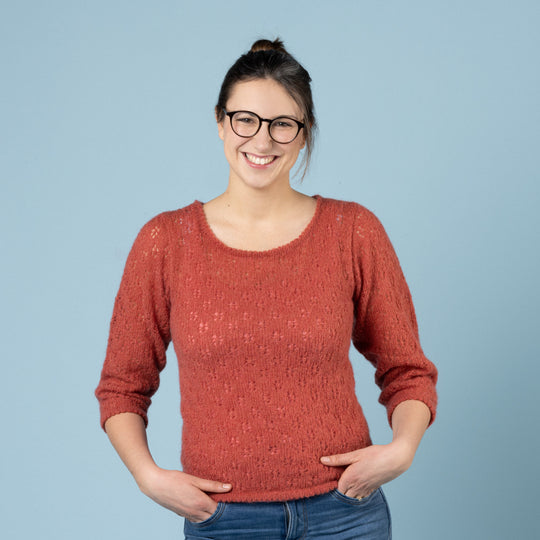 Martha - Trui met ajourpatroon
