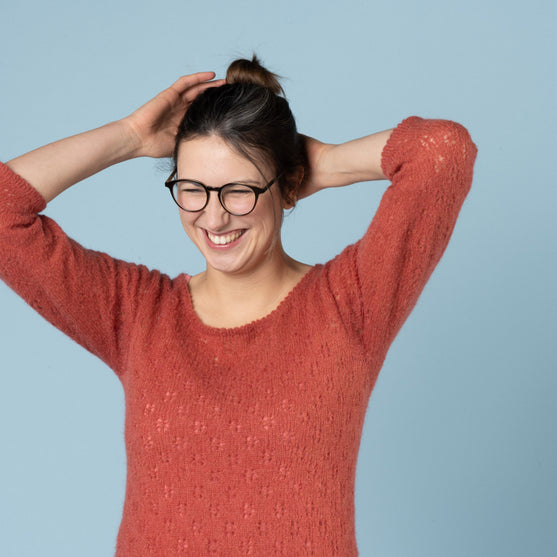 Martha - Trui met ajourpatroon
2