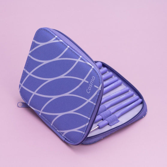Cosmo Haaknaaldenset - 9 maten - Wisteria - Hobbii
6