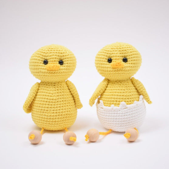 Paaskuikens met eierschaal - Groot
3