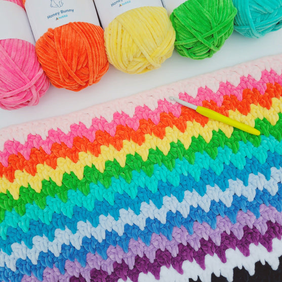 The Rainbow Cuddle Blanket - Plaid
2