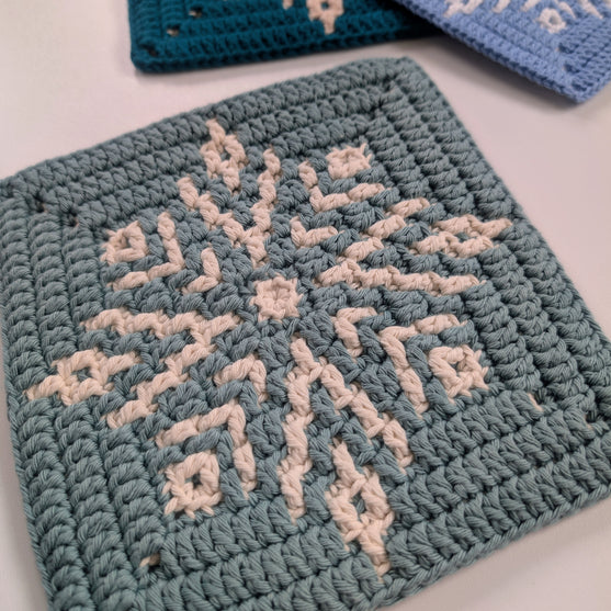 Ice Blossom - Mozaïek Vierkant
4