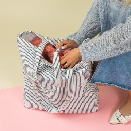 Shopper gequilt - extra groot - Hobbii
8