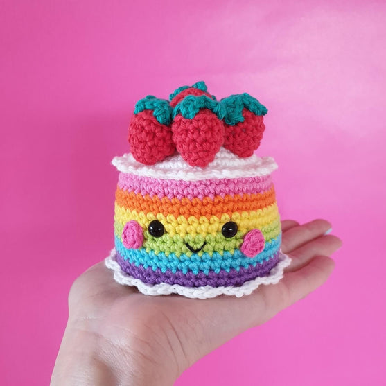 Kawaii Regenboog - Cake
1