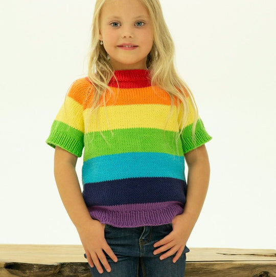 Rainbow - Kindertrui met korte mouwen