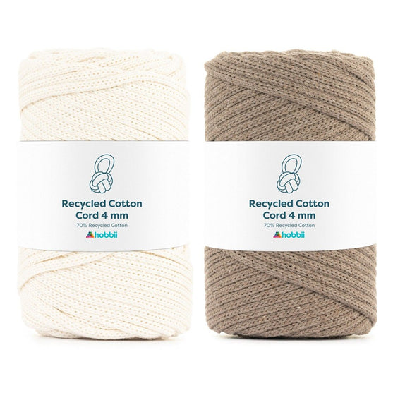 Recycled Cotton Cord (4 mm) - Hobbii
1