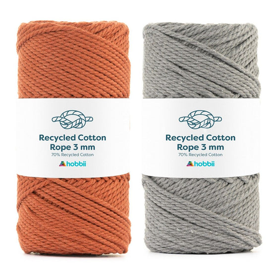 Recycled Cotton Rope (3 mm) - Hobbii
1