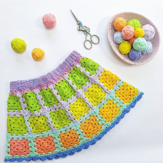 Granny Square Rok - Kinderen