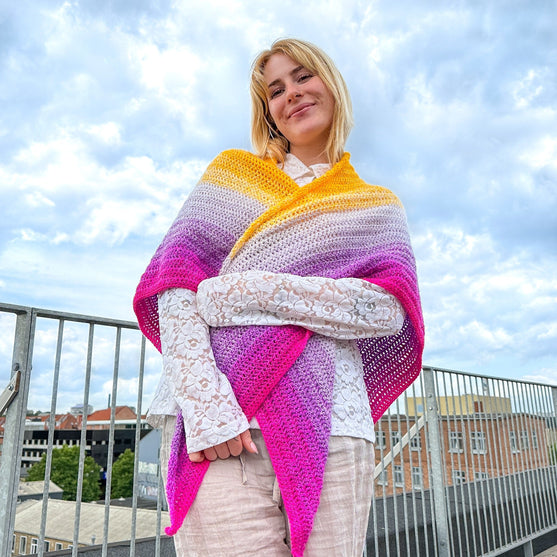 Simple Lines Alpaca - Sjaal
6