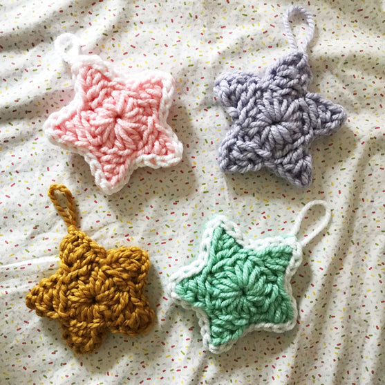 Padded Stars - Kerstdecoratie
3