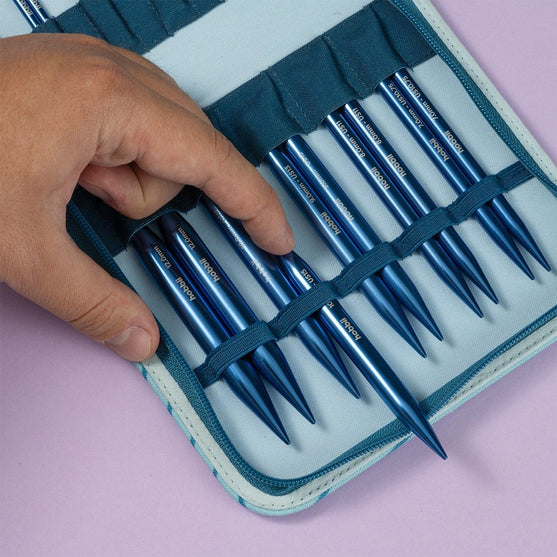 Stellar verwisselbare rondbreinaaldenset Deluxe - Saffier - Hobbii
2
