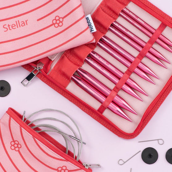 Stellar verwisselbare rondbreinaaldenset Deluxe - Coral - Hobbii
2