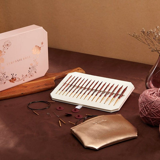 Symfonie Rose verwisselbare rondbreinaaldenset - KnitPro
4