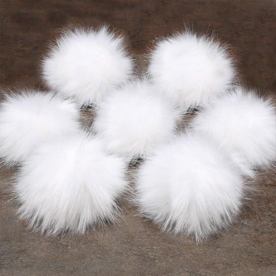 Pompon - Wit - Go Handmade
3