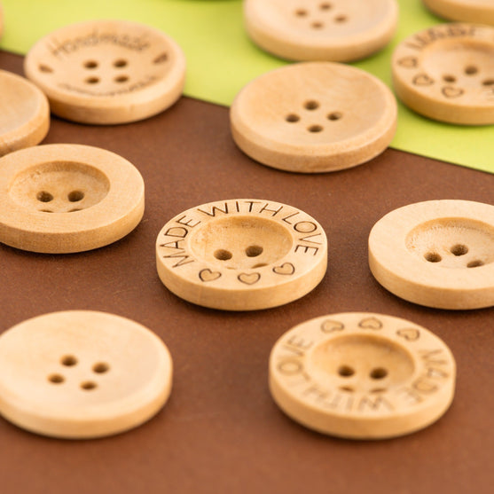 Houten knopen - 21 mm - Hobbii
4