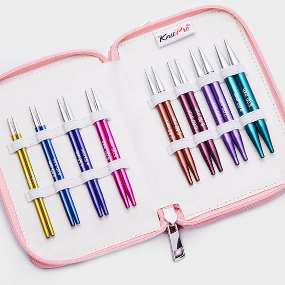 Zing Deluxe - Set van Korte Verwisselbare Rondbreinaalden - KnitPro
2