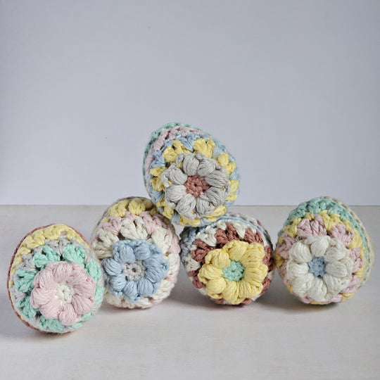 Granny eieren - Paasdecoratie